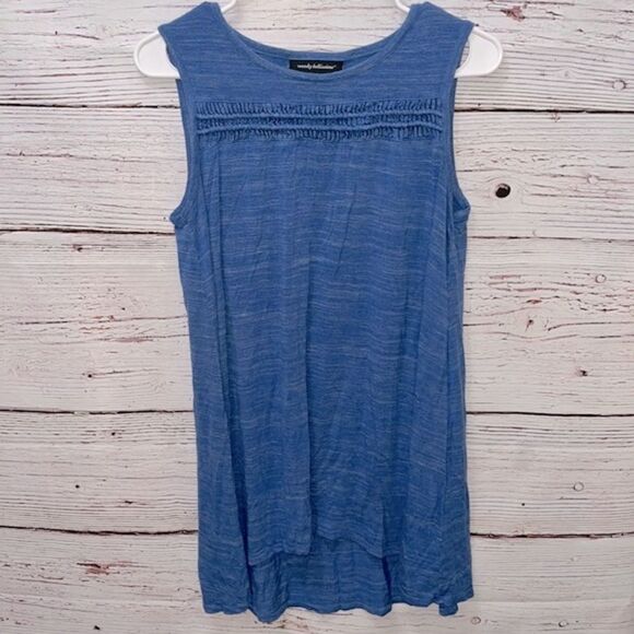 Wendy Bellissimo Blue Maternity Tank Top - Picture 1 of 4